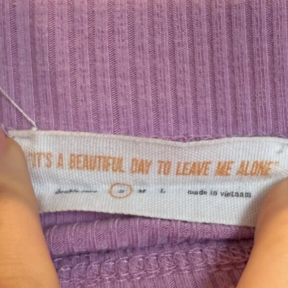 Strapless Purple Bodysuit - Picture 2 of 2